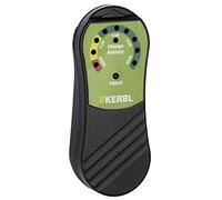 Kerbl 445599 - Comprobador de valla con indicador LED (comprobador de vallas de pasto, indicador de voltaje, indicador LED de estado de la batería)