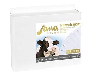 Kerbl 46734 Sana Premium - Filtro de leche (cosido 455 x 57, 250 unidades)