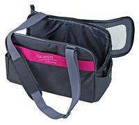 Kerbl 80593 Axion - Bolsa de Mano (44 x 20 x 27 cm), Color Negro y Rojo