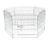 Kerbl 82833 - Barrio Abierto galvanizado (6 Rejillas 56,5 x 56,5 cm, con Puerta, 3,1 kg)