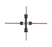 Kerbl AKO 442020/081 - Kit de reparación para puntales verticales en redes de sauce