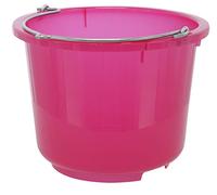 Kerbl All Purpose Bucket Transparent, Pink