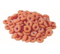 Kerbl Anillos de goma, pinzas de tensión, 100 unidades en paquete