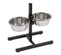 KERBL Bar alimentation avec ecuelle pour chien - 2x2800ml