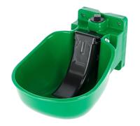Kerbl Bebedero de plástico K50, Color Verde, Bebedero de Gallinas y Animales