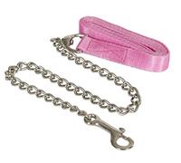 Kerbl, Cadena de 250 cm, Unisex, Führleine mit Kette, Pink 250cm, Rosa
