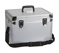 Kerbl Caja de limpieza AluSafe 320137 – aluminio, correa bandolera y doble bandeja regulable