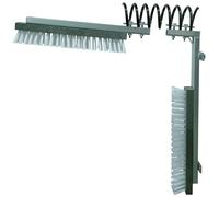 Kerbl Cepillo de ganado Texas, negro, gris