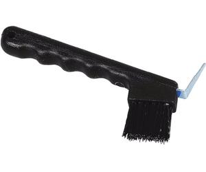 Kerbl Cepillo Limpiacascos con Rascador - Negro Kerbl