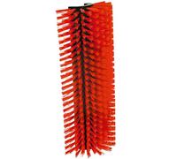 Kerbl Cepillo para Ganado Benny, Cepillo para Pelaje, Rojo, 19x10x45cm, Poliamida, para terneros, Cabras, Caballos y Ganado Vacuno, con herrajes de Montaje