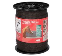 Kerbl Cinta Top Line Plus TriCond, 200 m, 40 mm, 10 x 0,30 mm, Color marrón