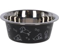 KERBL Comedero de acero inoxidable para perros y gatos 1800 ml