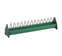 KERBL Comedero de plástico, 100 cm Largo 20 cm Ancho, para gallinas