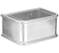 EXCELLENT Suministros Para El Caballo Alimento De Acero Galvanizado A Caballo 45 x 34 x 24 cm Rh