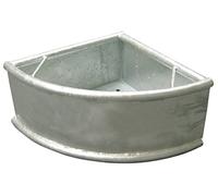 Kerbl 32482 - Arandela Triangular, diseño Pesado, galvanizado en Caliente, 1 Unidad (1 Unidad)