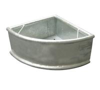 Kerbl 32482 - Arandela Triangular, diseño Pesado, galvanizado en Caliente, 1 Unidad (1 Unidad)