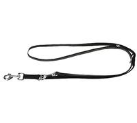 Kerbl Correa de Entrenamiento Vegas Cosido Negro, 18 mm, 200 cm