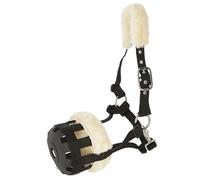 Kerbl Covalliero 3222145 Bozal Teddy de Forro Polar, Nailon, Negro, Completo