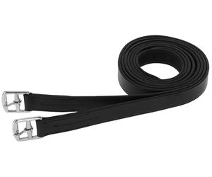 Kerbl Covalliero Estribos, Negros, 45cm, 27mm, Cuero, Caballo, Ajustables