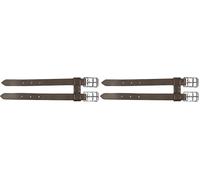 Kerbl Covalliero Sattelgurt Sattelgurtverlängerung - Cincha para Caballo, Color marrón (Paquete de 2)