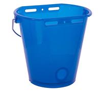Kerbl Cubitera azul transparente con escala, sin accesorios.