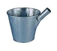 Kerbl Cubo para estiércol Líquido galvanizado, Piedra, Verde, tamaño estándar