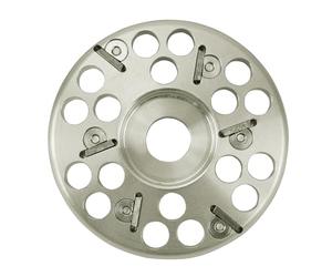 Kerbl Disco de corte de garras 6Cut de aluminio, profesional, 120 mm