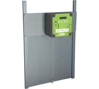 Kerbl EasyProtect 70590 - Juego Completo de Puerta automática para gallinas (con Sensor de luz, 32,5 x 58 cm, Funciona con Pilas o Red)