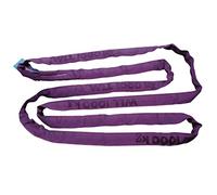 Kerbl Eslinga Circular, Eslinga de elevación, Violeta, 4 m, Capacidad de Carga 1000 kg/2000 kg, PES, Doble Funda, construcción, grúa, Transporte