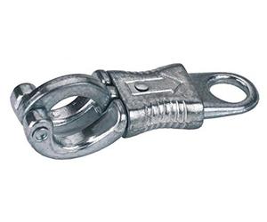 Kerbl Gancho de pánico Solo, para Cuerdas de conexión, con Ojo de 14 mm
