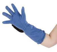 Kerbl - Guante de Cuidado de Microfibra para Gatos, Color Azul y Gris