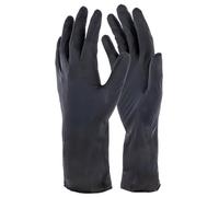 Kerbl Guantes de nitrilo Long Black 300 mm, 50 uds, talla M