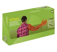 Kerbl Guantes Desechables Vetbasic, 90cm Largo, 100 uds., Naranja