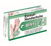 Kerbl Guantes desechables vinilo L envase de 100 unidades