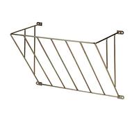 Kerbl henera, forrajera, 68 x 41 x 45,5 cm, Metal galvanizado, Distancia Entre barrotes 101 mm, Grosor de los barrotes 8 mm, para Montaje en Pared