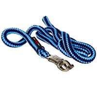 Kerbl Hippo - Cuerda de Plomo con Gancho de pánico, Azul Claro/Azul Oscuro