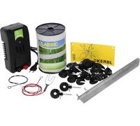 Kerbl Hobby Kit de inicio para cerca eléctrica, ideal para propietarios de mascotas con pasto o jardín, aficionados, montaje y desmontaje rápidos, fabricado en Alemania