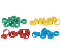 Kerbl Hobbyfarming Anilla en Espiral, 10 mm, Mezcla plástico, 100 Unidades