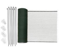 Kerbl Hobbyfarming Cerca Universal MultiFence, Cerca para Aves de Corral, Cerca para gallinas, 25m x 90cm, plástico, para Aves de Corral, Pollos, Cerca móvil, instalación rápida