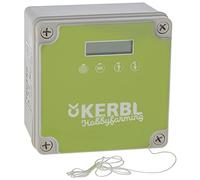 Kerbl Hobbyfarming Control automático para Puerta de gallinas, Control de trampilla, plástico, con Sensor de luz, 3 años de garantía