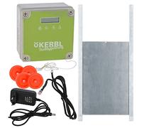 Kerbl Hobbyfarming Puerta Auto. gallinas c. Puer. corredera 220 x 330 mm, envase