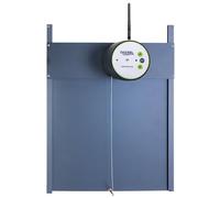 Kerbl Hobbyfarming Puerta automática para gallinas Duo Smart Plus, trampilla para gallinas, plástico/Aluminio, 56x44cm, Control de luz Diurna y Temporizador, Cierre automático