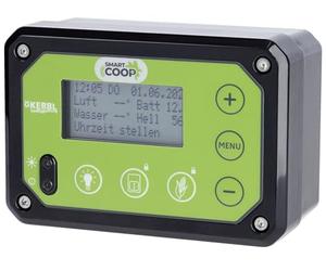 Kerbl Hobbyfarming SmartCoop Control para Puerta de gallinas, Control de trampilla para gallinas, Resistente a Impactos, a Prueba de Polvo, Fabricado en Alemania