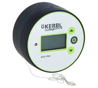 Kerbl Hobbyfarming Steuerung Duo Pro, trampilla para gallinas, Puerta para gallinas, plástico, Control de luz y Tiempo, Funcionamiento con Red y batería
