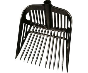 Kerbl Horca de Cuadra para Paja y Estiércol - Negro Kerbl