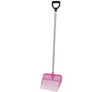 Kerbl Horquilla EcoFork Mini - Rosa (Dimensiones 27,2 x 31 cm, Peso 0,22 kg, Horquilla de plástico/Mango de Aluminio) 3230574