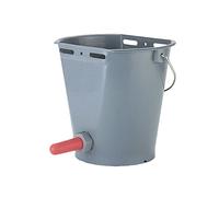 Kerbl Küber 144 - Bebedero con válvula de succión (bebedero para bovinos, completo con super aspirador y válvula de rosca, 8 L)