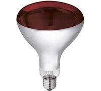 Kerbl Lámpara infrarroja roja (150 W, Lámpara de calentamiento para cerdos y aves de corral, Vida útil máxima 5000 horas, Portalámpara E27, Lámpara estable) 22244