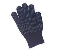 Kerbl Magic Grippy - Guantes de equitación para niños, color azul marino