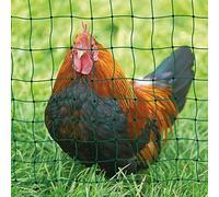 Kerbl Malla para Aves 50 m, 112cm, piqueta de una Punta, Verde, sin Conductor